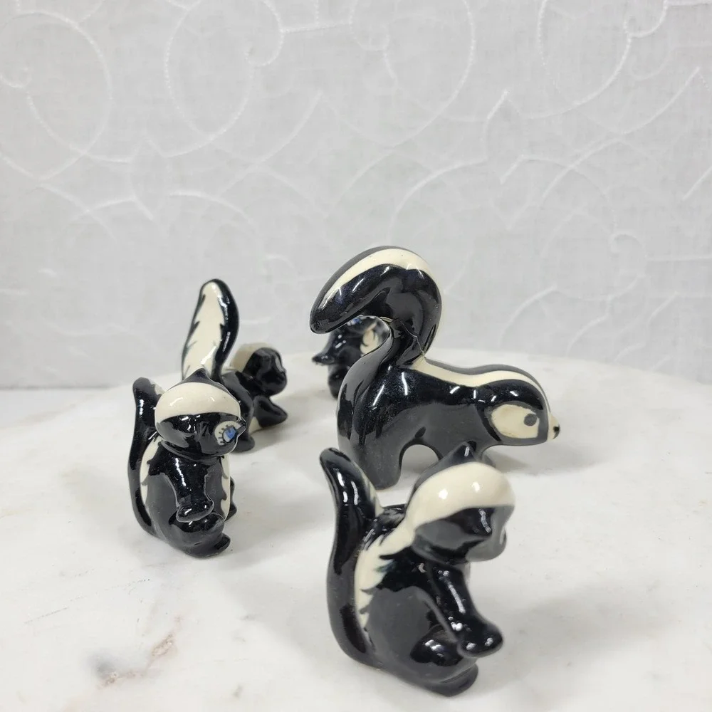 Rare Betty Harrington Skunks Ceramic Arts Wisconsin 3